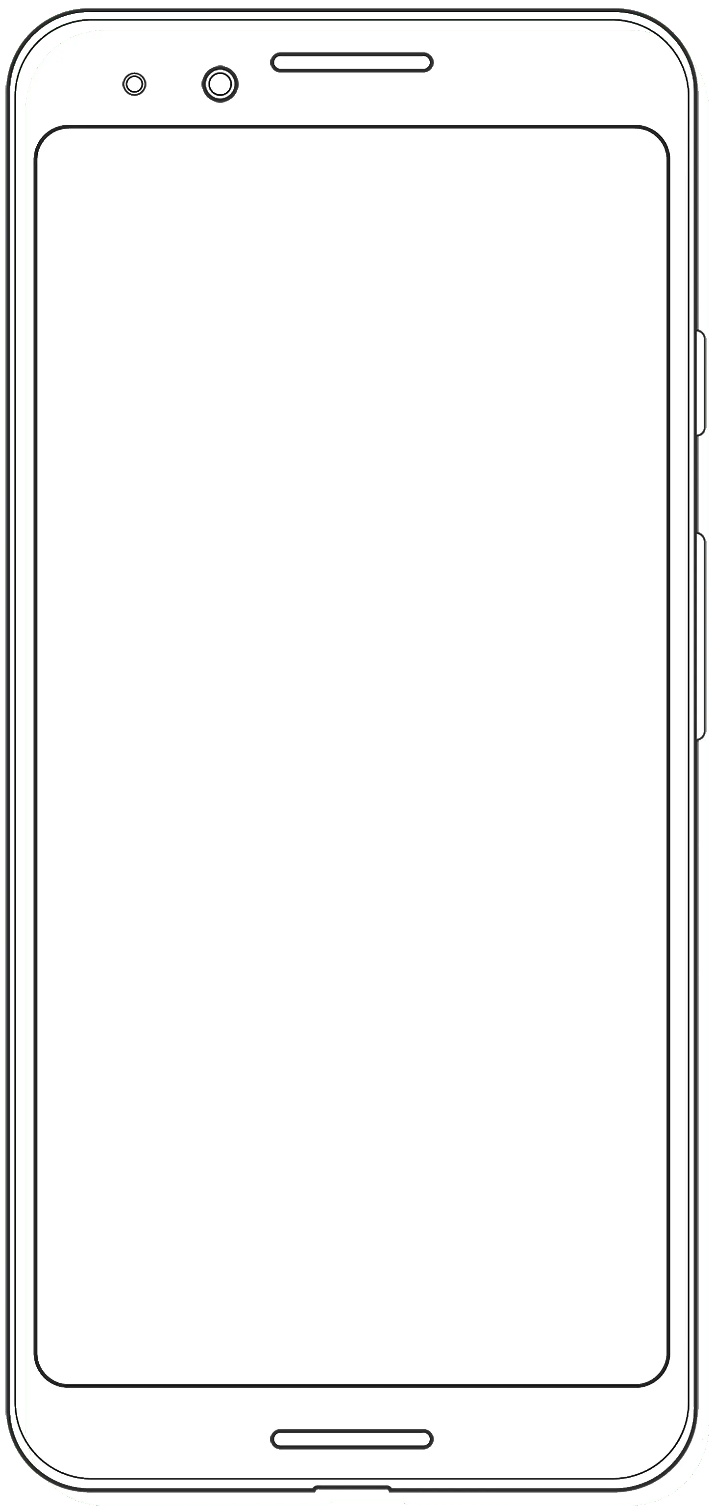Mobile phone mockup